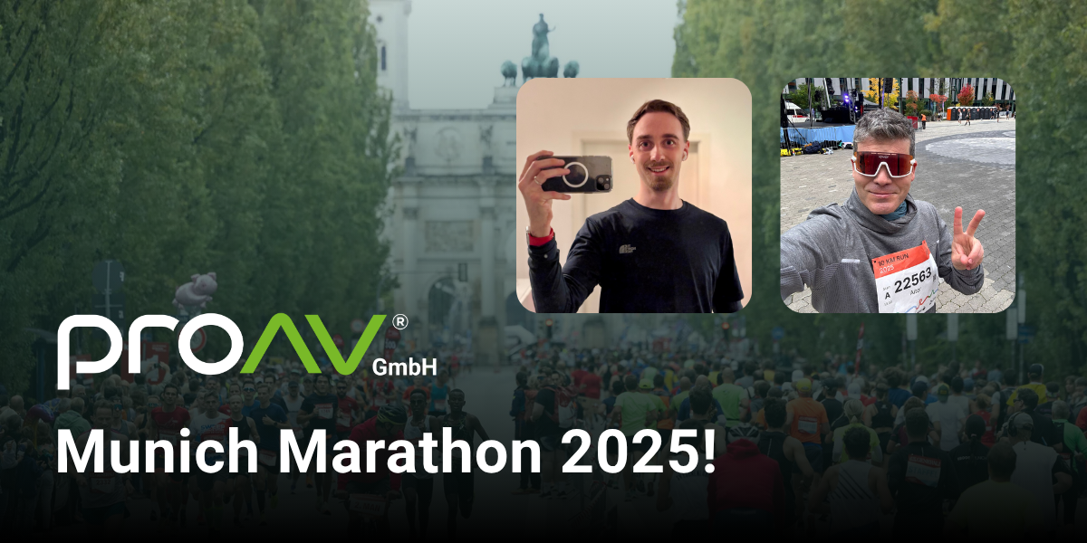 proAV GmbH at the Munich Maratho...