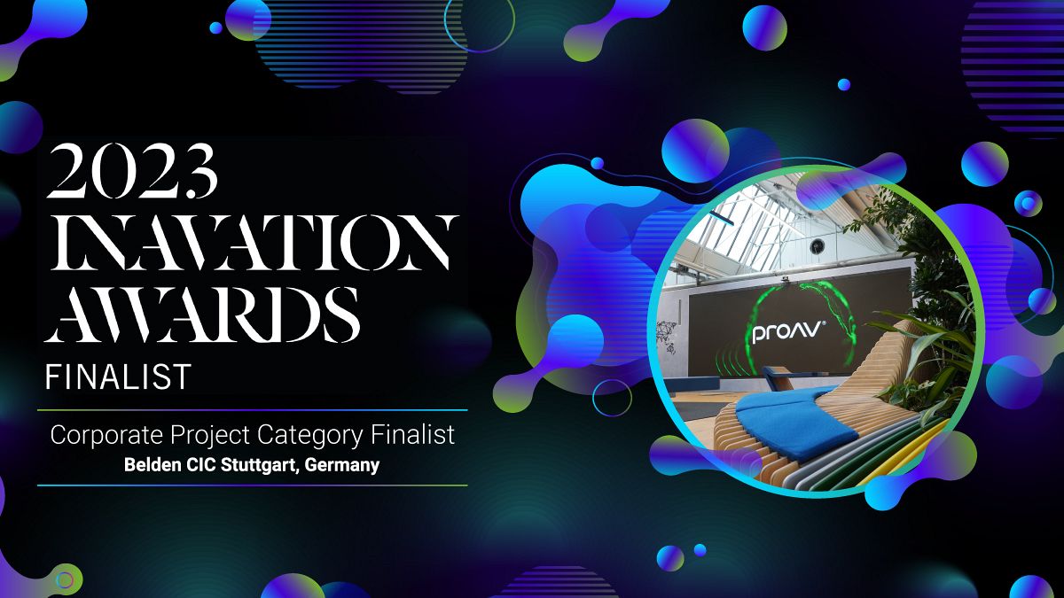 AWARD FINALIST! proAV nominated ...